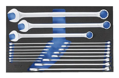 Gedore Ring-Maulschlüssel-Satz 18-teilig - Werkzeug-Set mit 18 hochqualitativen Ring-Maulschlüsseln, ideal für präzise Arbeiten und langlebige Leistung.