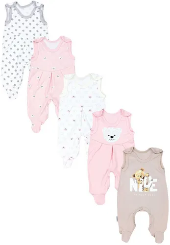 TupTam TupTam Baby Unisex Strampler mit Aufdruck Spruch 5er Pack