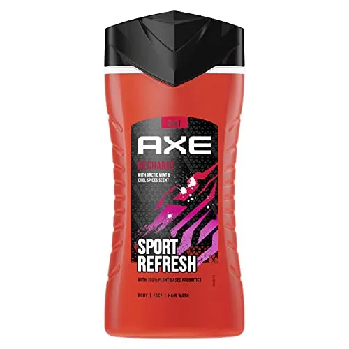 AXE 3-in-1 Duschgel & Shampoo Recharge Sport Refresh 250 ml von AXE