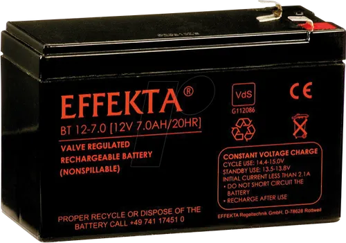 EFFEKTA zbh. Akku 7Ah - Akku - 7.000 mAh