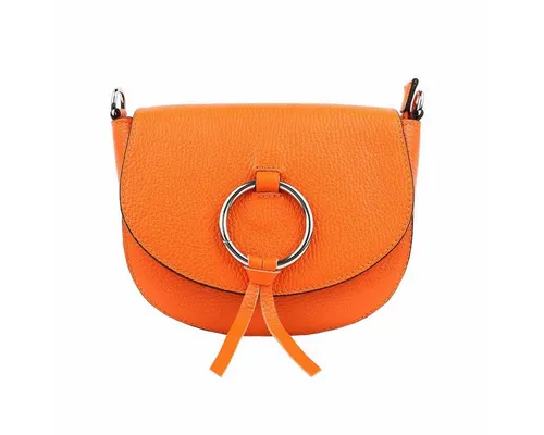 ITALYSHOP24 Schultertasche Made in Italy Damen Leder Tasche CrossBody Umhängetasche CrossOver, Handytasche Brusttasche Clutch Abendtasche Body Bag Echtleder Reise