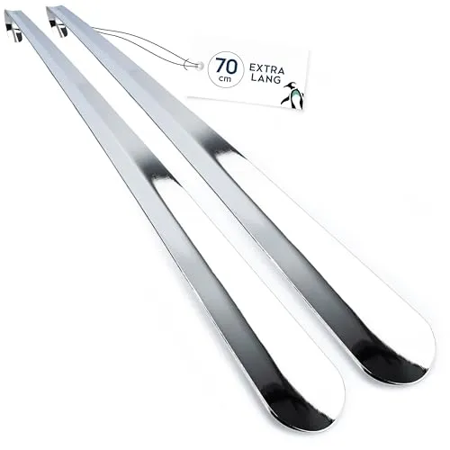biped extra langer Metall Schuhanzieher in silber von Biped