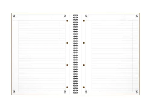 Oxford Notebook International A4, liniert, 160 Seiten, stabiler Kartondeckel