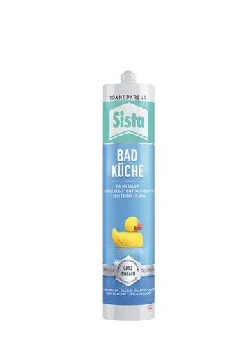 Sista Bad & Küche Silikon weiß 280 ml
