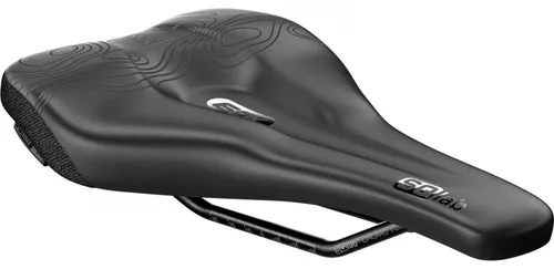 SQlab 6OX ERGOWAVE® active 2.2 14cm - Fahrradsattel für E-MTB, Enduro und All-Mountain, bietet durch kürzere Sattelnase mehr Bewegungsfreiheit und hohen Komfort auf steilen Trails.