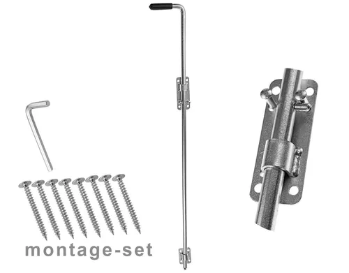 Bodenschieber Für Doppeltore Bolzenriegel 800mm Schlossriegel Verzinkt Torriegel