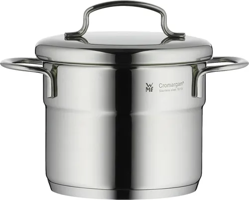 WMF Mini Fleischtopf mit Deckel 12cm - Kochtopf für kleine Haushalte, ideal für kleine Portionen. Mit TransTherm®-Allherdboden für optimale Wärmeverteilung und energiesparendes Kochen auf allen Herdarten.