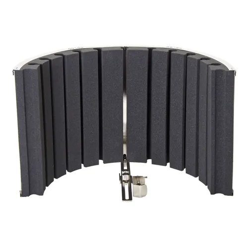 Fame Audio Mic Reflexion Screen MK II - Akustikelemente für Mikrofonaufnahmen, optimiertes Akustikdesign für saubere, neutrale Klänge ohne Aufnahmekabine.