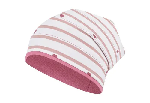 Smarilla Jerseymütze Mädchen Herbstmütze Beanie Übergangsmütze Baumwolle doppellagig