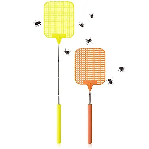 com-four® 2X Teleskop-Fliegenklatsche