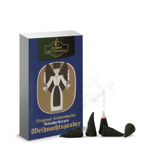 Räucherkerzen (24) Crottendorfer Weihnachtszauber NEU 6x10,5x2cm Festduft Aromas