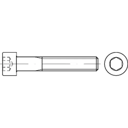 DIN 912 Zylinderkopf-Schaftschraube M8x100 - 100 Stück - Maschinenschrauben aus robustem Stahl 8.8, galvanisch verzinkt für hohe Korrosionsbeständigkeit, ideal für professionelle Anwendungen.