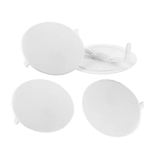 WITTKOWARE Federdeckel (Blinddeckel) für 70mm Unterputz-Dosen, Außendurchmesser 83mm, weiß, Packung mit 50 Stück