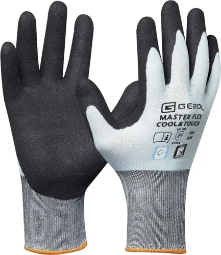 Gebol Handschuh Master Flex Cool & Touch  Arbeitshandschuhe in blau von GEBOL