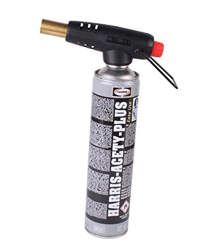 WELDINGER Piezo-Lötbrenner mit Spezialkartusche auch Überkopfbetrieb möglich