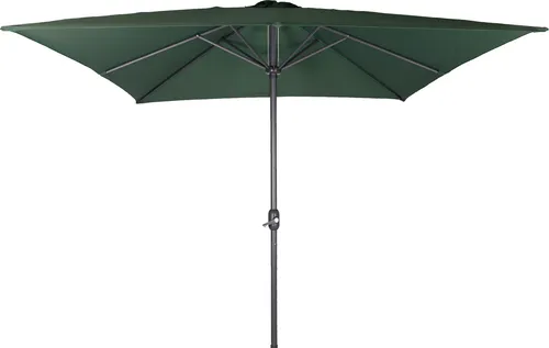 Alu Sonnenschirm  Marktschirm 3m x 3m mit Kurbel