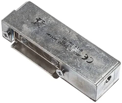 ABUS Elektrischer Türöffner ET50 - Universell für linke und rechte Türen - Türschließer mit Nennspannung 8-14 V, ideal für DIN-rechte und DIN-linke Türen. Mit Fallenjustierung für optimalen Schließkomfort und 0,7 A Stromaufnahme bei 12 V AC.