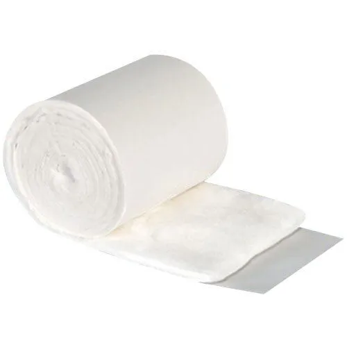 Verbandwatte gerollt 10 cm x 2 m - NOBAMED Paul Danz AG - Kompressen & Verbände - Hochwertige Verbandwatte zur sicheren Wundversorgung, ideal für den Einsatz in der ersten Hilfe.