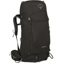 Osprey Kyte 48 Black WM/L - Vielseitiger Trekkingrucksack - Rucksack für Damen, ideal für anspruchsvolle Trails mit anpassbarer AirScape Rückenplatte, integrierter Regenhülle und optimaler Organisation.