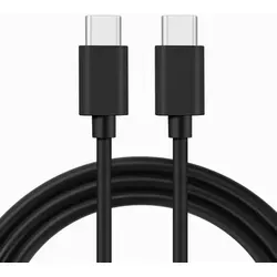 USB C zu USB C Kabel 1 Meter 65 Watt – Schnellladekabel und Datenkabel für iPhone 15 16 Pro Max Samsung Huawei Xiaomi – Schwarz, stabil und sc... - Schwarz