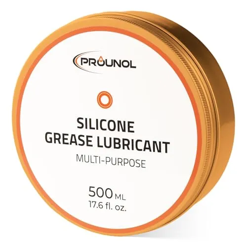 Prounol 100% Silikonfett, nichtleitende Allzweckpaste, wasserfestes HT Gummifett (500 ml)