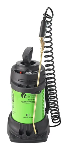 Fortis Hochdrucksprühgerät 6 Liter - Sprühgeräte, leistungsstarkes 6-Liter-Modell für effektives und schnelles Sprühen von Flüssigkeiten im Garten oder beim Auto reinigen.