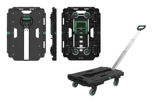 Fortis Allzweckroller 600 x 300 mm - Schwerlast-Transportroller, belastbar bis 130 kg und mit praktischem Griff für einfachen Transport und Mobilität.