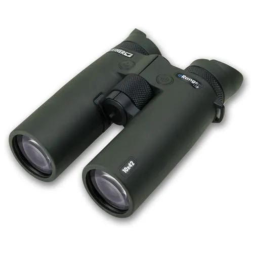STEINER Jagd-Fernglas eRanger LRF 10x42 - Ferngläser mit integriertem Laser-Entfernungsmesser bis 3000m, ideal für präzise Jagdmessungen und digitale Konnektivität zur Steiner Connect App.