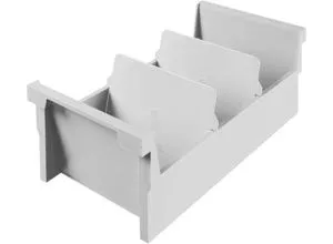 HAN Einsatz-/Einhängetrog, Kunststoff, A6 quer, grau von HAN