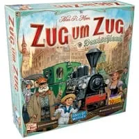Asmod e ASM Zug um Zug Deutschland Neuaufl. 1902 - Strategisches Brettspiel für 2-5 Spieler, spannende Zug-Planung und taktische Entscheidungen