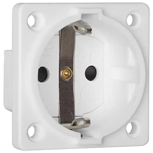 PCE Anbausteckdose mit Kinderschutz, IP20, weiß (9019408026)