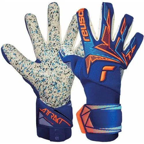 Reusch Torwarthandschuhe blau/orange Größe 9 - Hochwertige Torwarthandschuhe mit exzellentem Grip und optimalem Tragekomfort. Ideal für Fußballspieler, die ihre Leistung steigern möchten.
