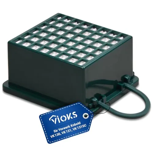 VIOKS Hepa-Filter für Vorwerk Kobold VK130 VK131 VK131SC Staubsauger FL-H13 Lamellenfilter für Stielstaubsauger
