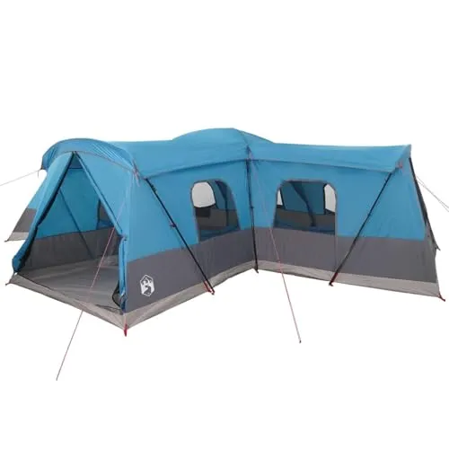 vidaXL Familienzelt Blau 680 x 510 cm von vidaXL