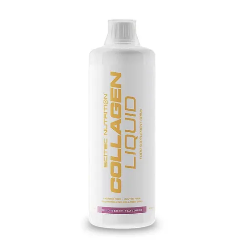 Scitec Nutrition Collagen Liquid 1000ml Waldfrucht - Nahrungsergänzungsmittel für gesunde Haare, Haut und Nägel. Vegan, glutenfrei und laktosefrei, mit köstlichem Waldfruchtgeschmack.