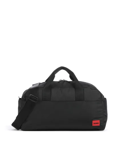 Hugo Ethon 3.0 Weekender schwarz - stilvoll und funktional - Reisetasche, 50 cm groß, mit geräumigem Hauptfach und elegantem Design für Reisen oder Freizeit.