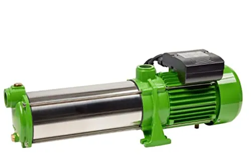 CHM GmbH® Gartenpumpe Edelstahl 2,2 Kw – 11 Bar Kreiselpumpe - Hochleistungs-Gartenpumpe aus Edelstahl mit 11 Bar Druck und 6600 L/h Fördermenge. Ideal für effektive Bewässerung und Hauswasserwerke.