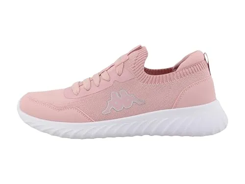 Kappa Fania Sneaker rosa 38 EU - Sportliche Sneaker in Größe 38, aus Synthetik und Textil, ideal für lässige Outfits und den täglichen Gebrauch. Leicht profiliertes Gummi-Laufsohlenmaterial für optimalen Komfort.