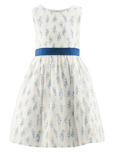 happy girls by Eisend Kleid in Weiß/Blau, Größe 122