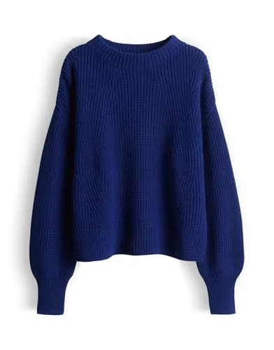 Produktbild someday Damen Pullover Tellina Texture in Electric Blue, Größe 42