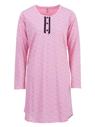 zeitlos Nachthemd Nachthemd Langarm - Marry Herz & Spitze