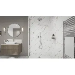 Wetwall Elite Wandpaneel Bianco Carrara 120 x 242 cm