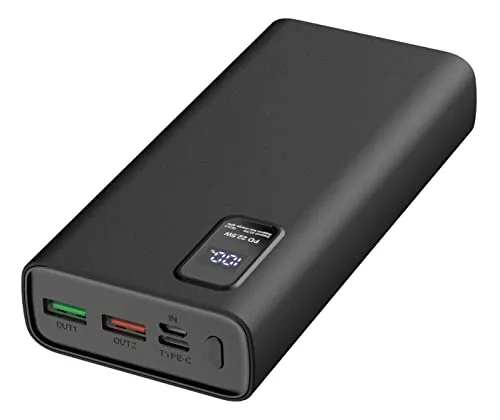 Platinet Power Bank PD QC LED 20000 mAh