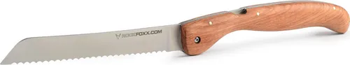 FOXXKNIFE Klapp-Brotmesser, Padaukholz Griff, ohne Lasergravur