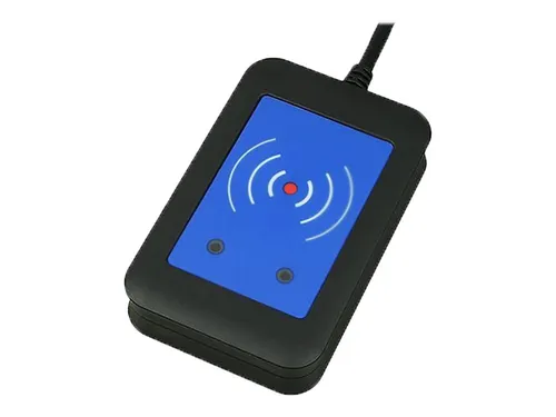 Axis 2N RFID Leser 13.56 MHz + 125 kHz - Lesegeräte für HID Smart Cards, USB-Schnittstelle, ideal für sichere Zugangskontrolle mit Unterstützung für NFC und RFID.