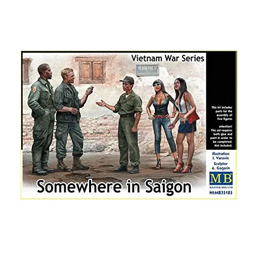 Master Box MB35185 Figuren Somewhere in Saigon,Vietnam War Series, Spiel