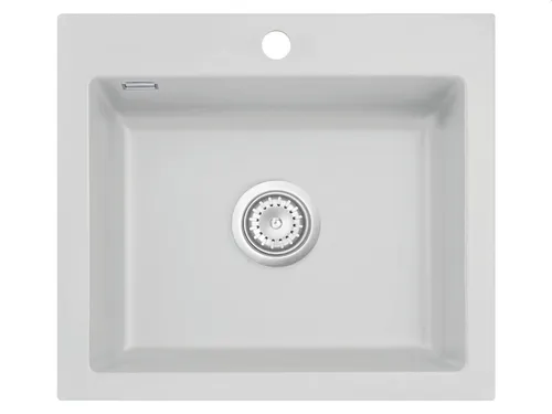 Systemceram Mera 57 Alu Keramikspüle mit Excenterbetätigung von systemceram