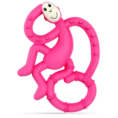 Matchstick Monkey Beißring Affe mini in pink von Matchstick Monkey