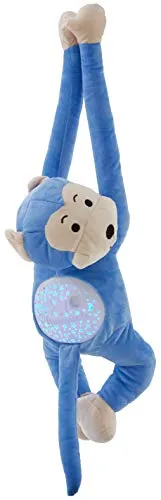 Northpoint LED Plüschtier Sternenprojektor Nachtlicht mit 13 Schlummermelodien/waschbar/Lautstärke einstellbar (Äffchen)