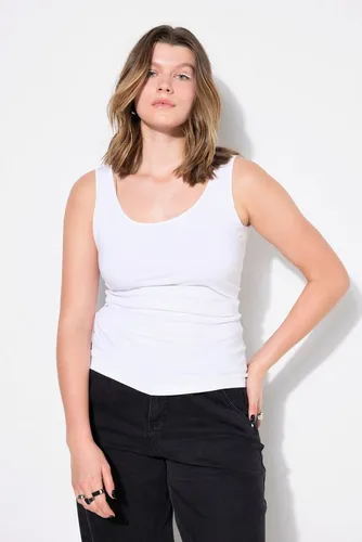 Studio Untold Longtop Basic-Top weiter Ausschnitt Stretchjersey